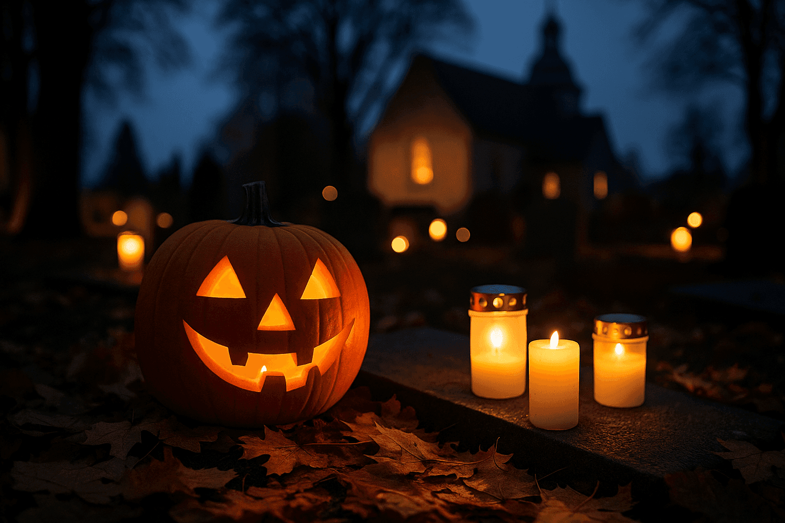 Halloween och Allhelgona – två olika spår i höstmörkret | Kyrkjobb.se